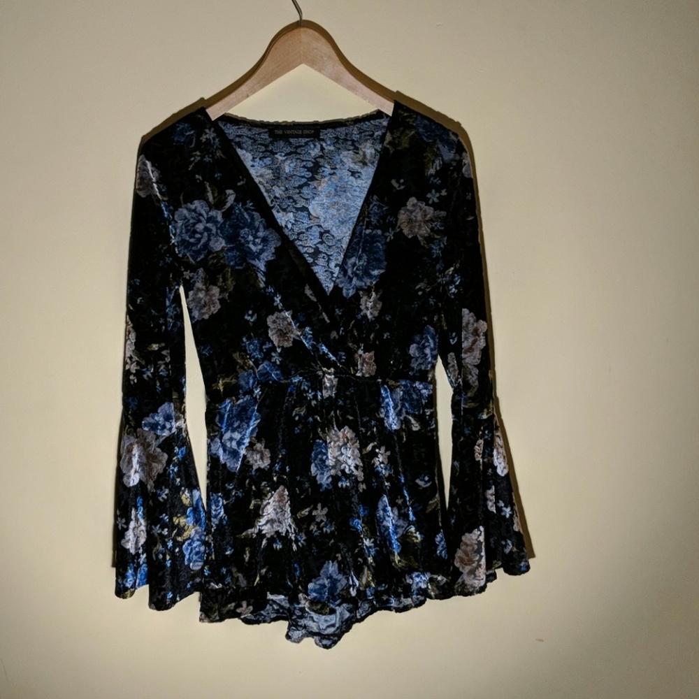 beautiful velvet romper